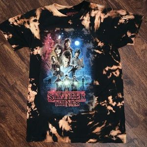 Stranger Things Bleach Dye Shirt
